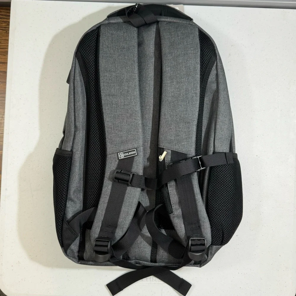 Oulanshi School Business Laptop Backpack with USB Charging Port Unisex NWT - Picture 3 of 17